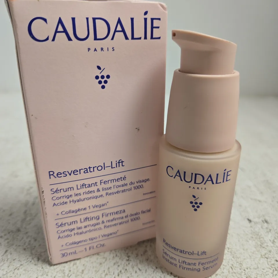 BOXED CAUDALIE RESVERATROL-LIFT INSTANT FIRMING SERUM 30ML