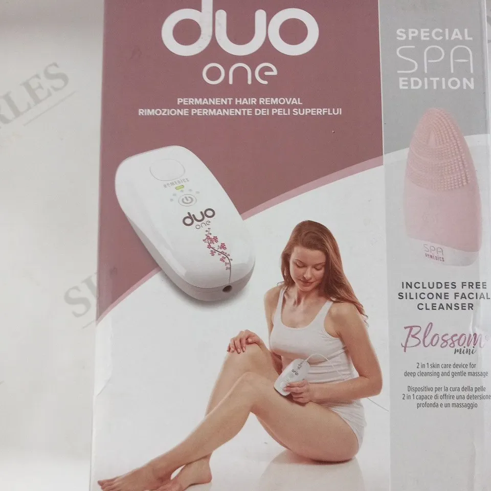 BOXED HOMEDICS BEAUTY DUO ONE PERMANENT HAIR REMOVAL IPL-HH190BND-EU