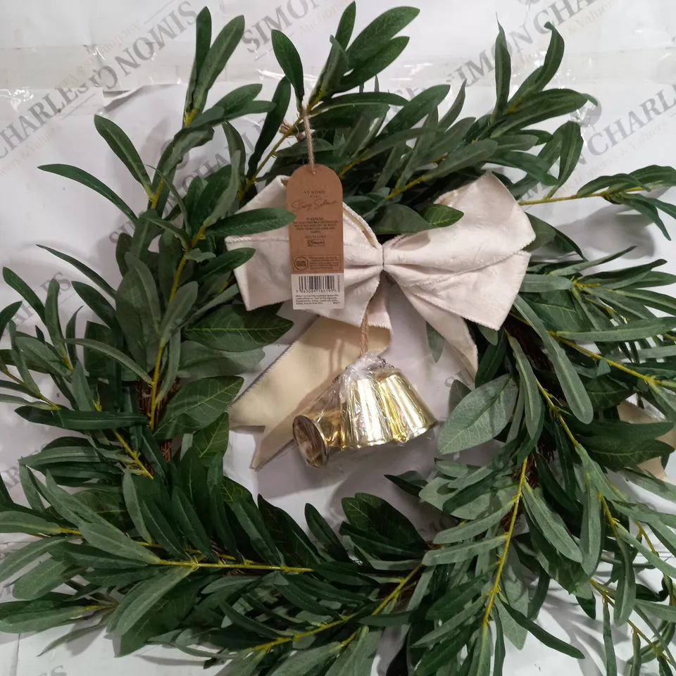 BRAND NEW STACEY SOLOMON GREEN COWBELL CHRISTMAS WREATH