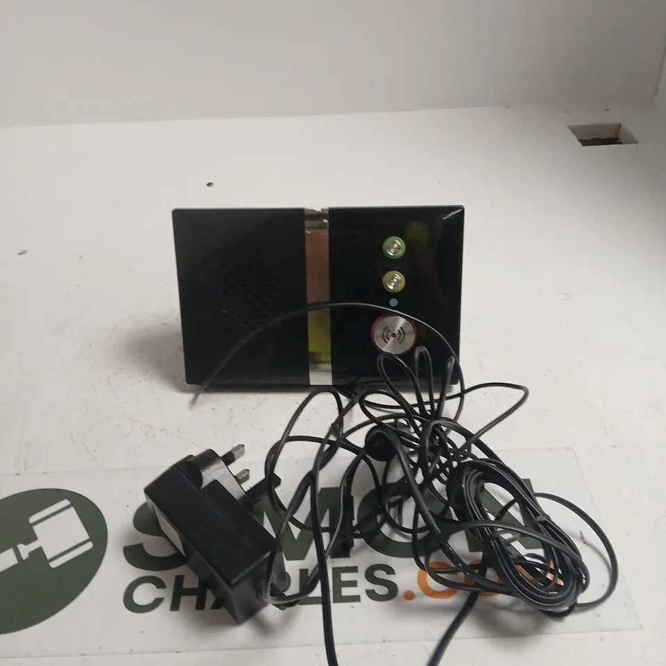 AGE UK PERSONAL ALARM UNIT – BLACK WITH MAINS ADAPTOR