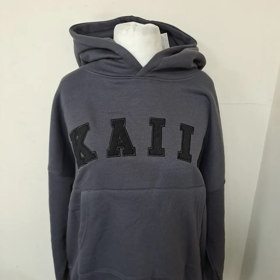 KAIIA SLOGAN OVERSIZED HOODIE SIZE 12