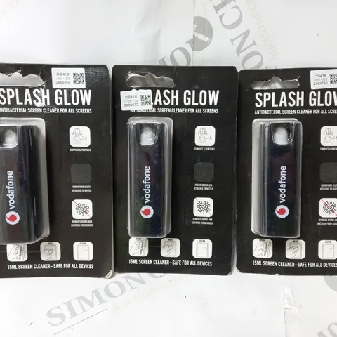 BOX OF APPROX 15 VODAFONE SPLASH GLOW SCREEN CLEANER