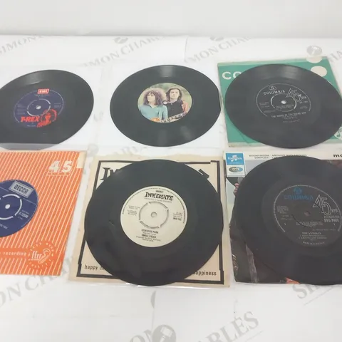 A COLLECTION OF 21 X VINYL SINGLES. T-REX, THE ANIMALS, SMALL FACES AND SWEET.