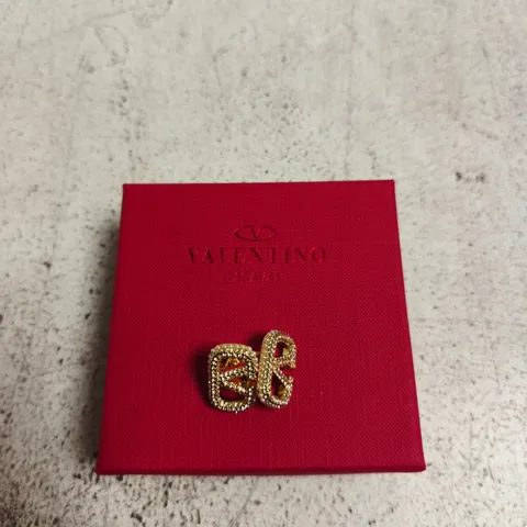 BOXED VALENTINO GARAVANI CRYSTAL EARRINGS