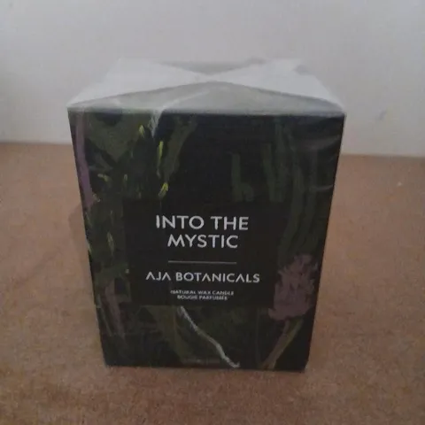 BOXED INTO THE MYSTIC AJA BOTANICALS NATURAL WAX CANDLE 250G