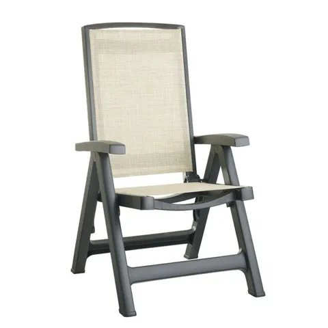 BOXED 2 X ESMERALDA RECLINER GARDEN CHAIR