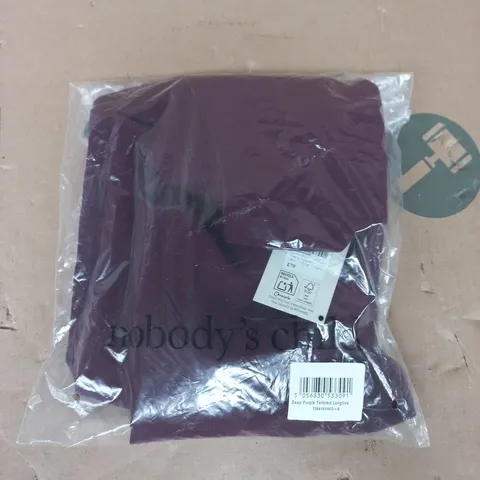 BAGGED NOBODY'S CHILD DEEP PURPLE TAILORED LONGLINE WAISTCOAT SIZE UK 8