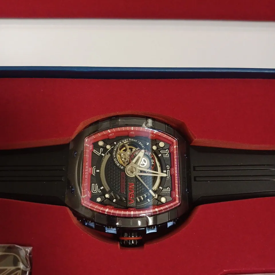 BOXED NUBEO X NASA LIMITED EDITION 40/100 WATCH BLACK