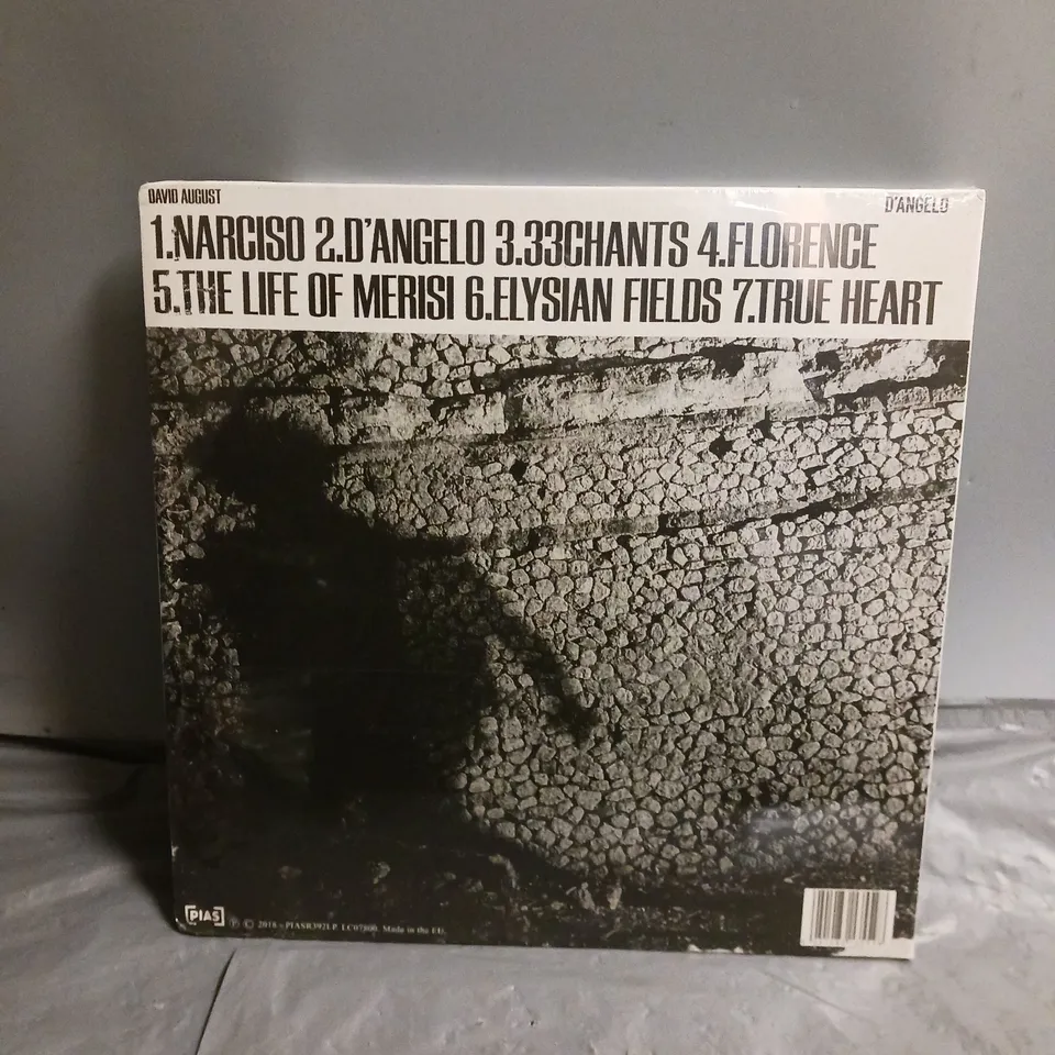 DAVID AUGUST D'ANGELO 12" RECORD VINYL