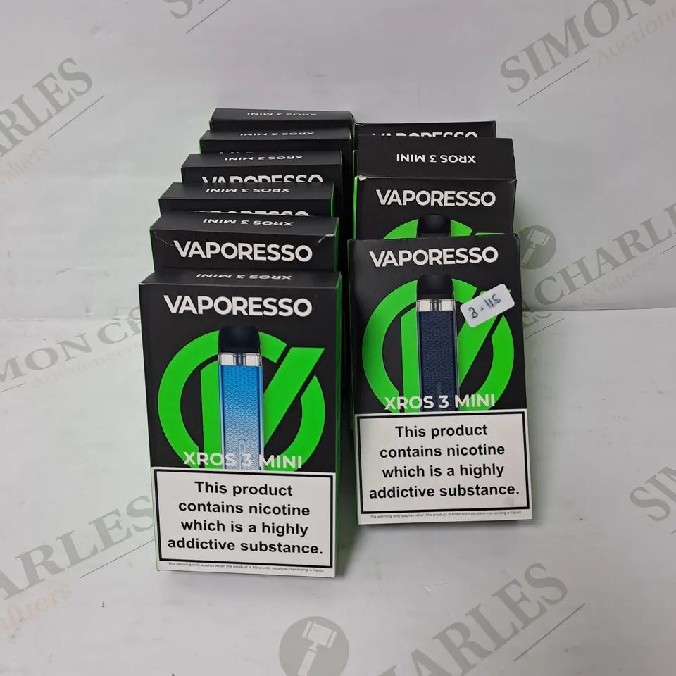 APPROXIMATELY 10 VAPORESSO XROS 3 MINI VAPE KIT 