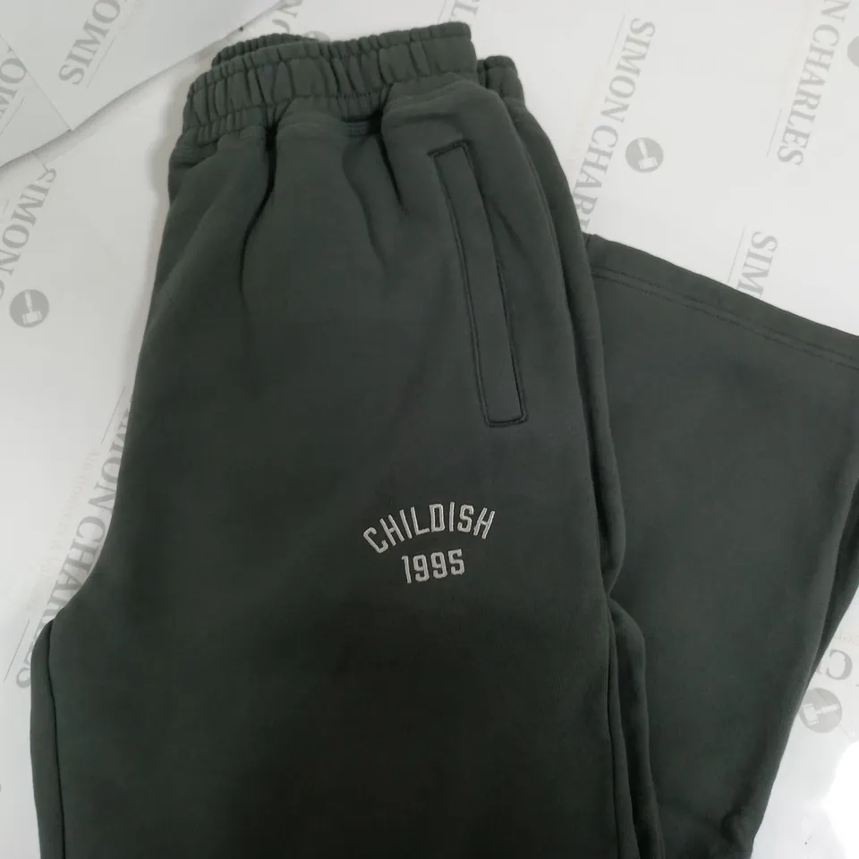CHILDISH 1995 JOGGERS IN GREEN - M