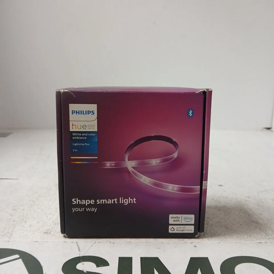 PHILIPS HUE SHAPE SMART LIGHT STRIP – WHITE & COLOUR AMBIENCE, 2M