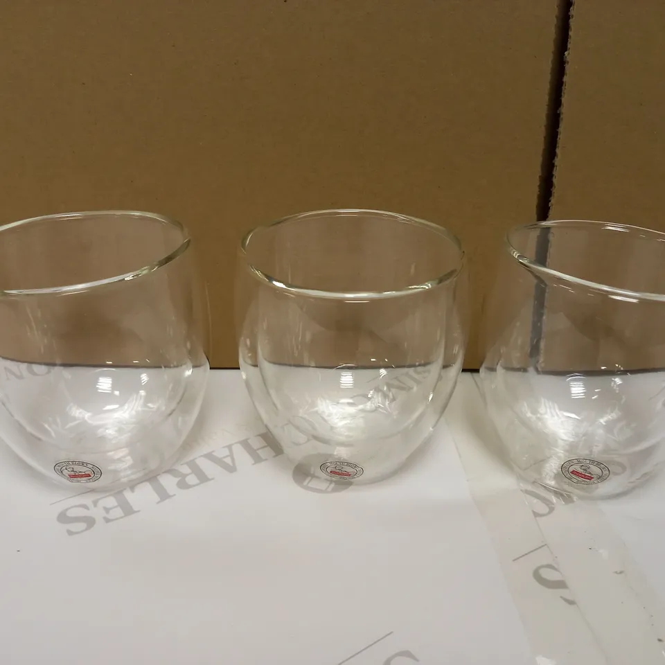 BODUM PAVINA DOUBLE WALLED THERMO GLASSES 