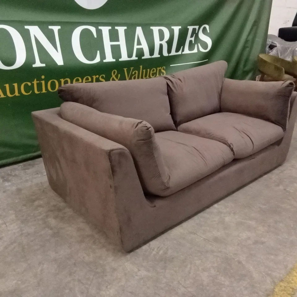 QUALITY DESIGNER ORSON 3 SEATER VELVET SOFA