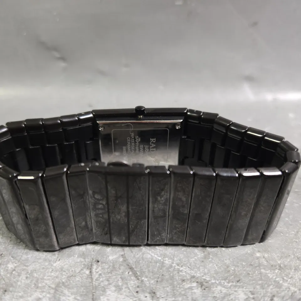 RADO CERAMIC RECTANGLE WRIST WATCH