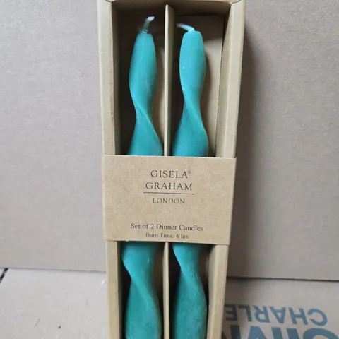 BOXED OF APPROXIMATELY 48 BOXES OF GISELA GRAHAM LONDON DINNER CANDLES 
