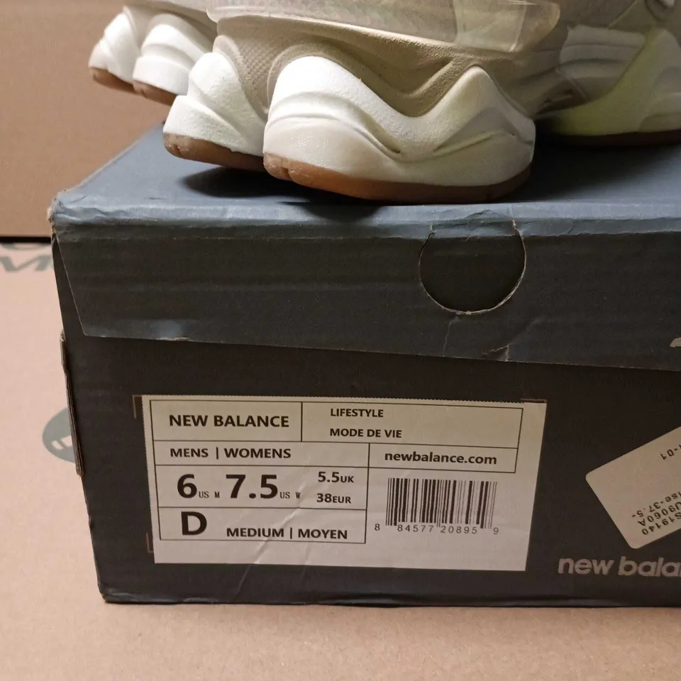 NEW BALANCE LIFESTYLE SNEAKERS - BEIGE/CREAM - UK 5.5 (US M 6 / US W 7.5) - D WIDTH