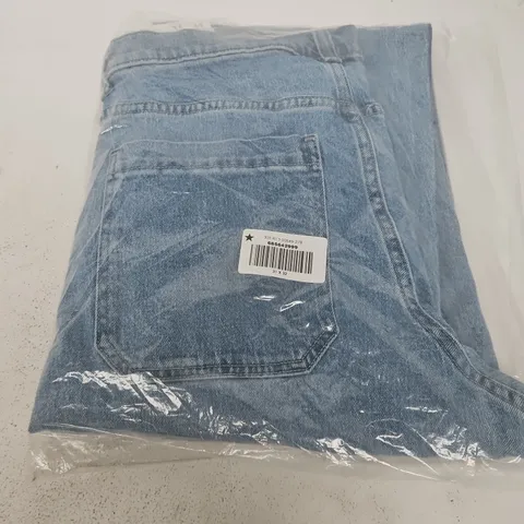 BAGGED HOLLISTER SKATER BAGGY JEANS IN LIGHT BLUE - 31X32