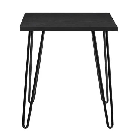 BOXED OWEN RETRO END TABLE BLACK OAK (1 BOX)