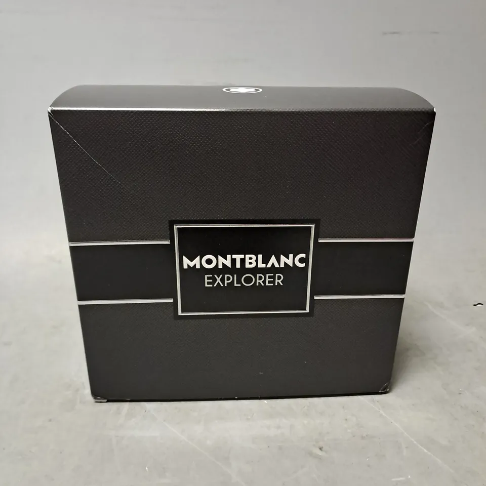 BOXED AND SEALED MONTBLANC EXPLORER EAU DE PARFUM GIFT SET