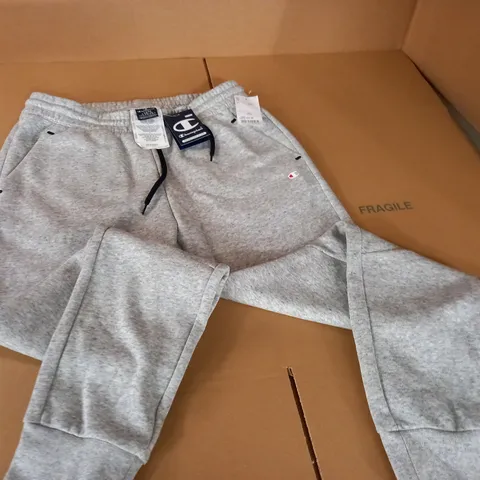 CHAMPION LIGHT GREY SWEAT PANTS - UK L