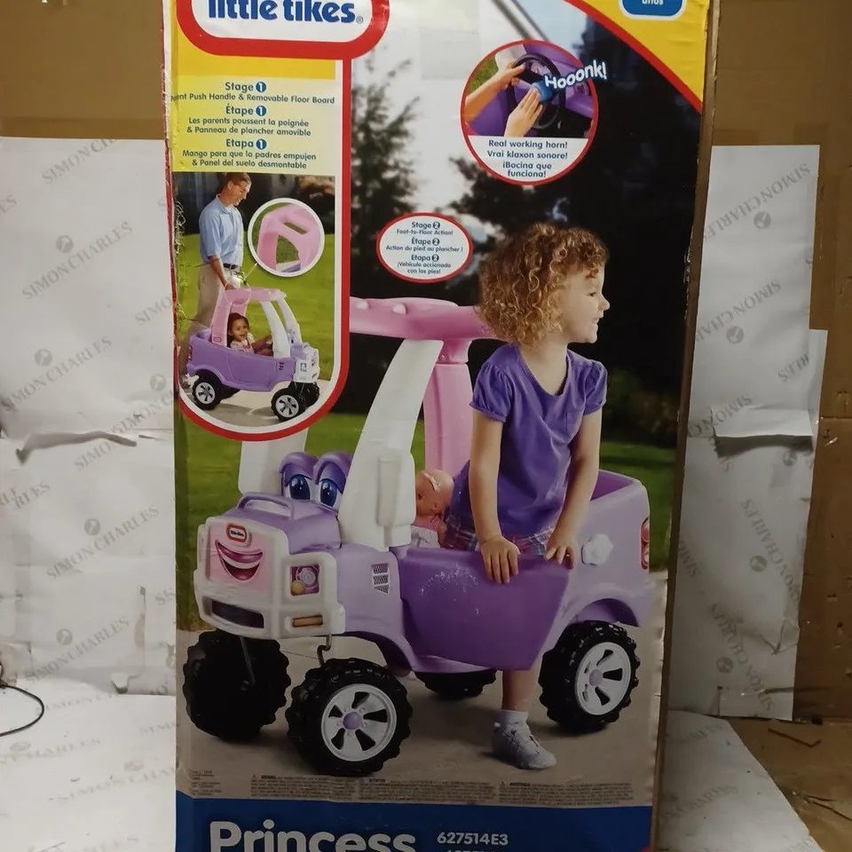 BOXED LITTLE TIKES PRINCESS COZY TRUCK RRP £114.99