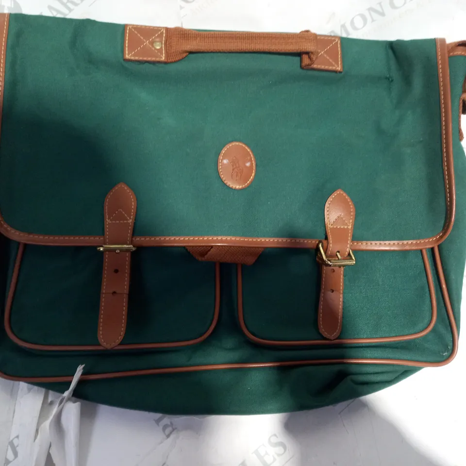 GREEN SATCHEL BAG 
