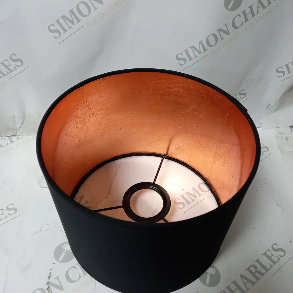 BOXED SOTTO LUCE FLUSH MOUNT 1 LIGHT XS BLACK & COPPER