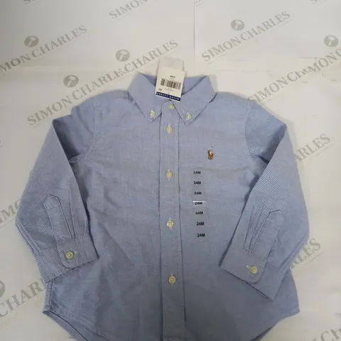 RALPH LAUREN BUTTONED SHIRT SIZE 24 MONTHS