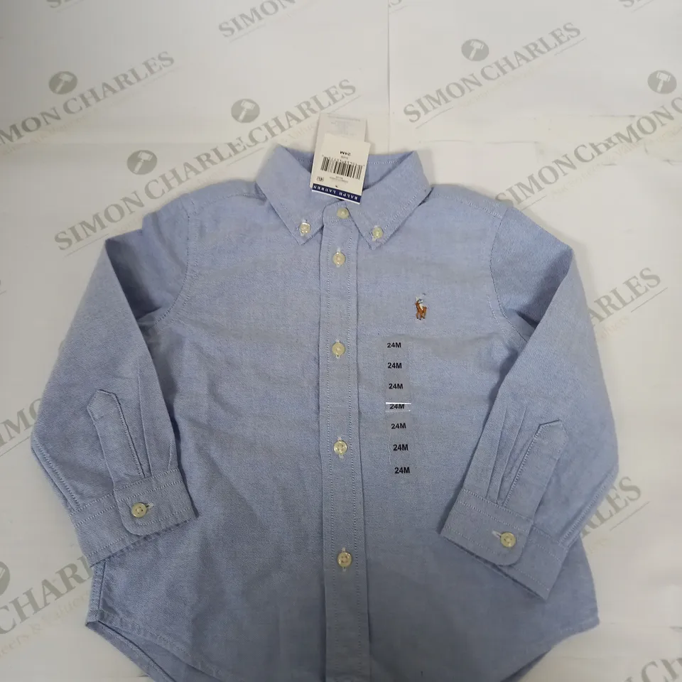 RALPH LAUREN BUTTONED SHIRT SIZE 24 MONTHS