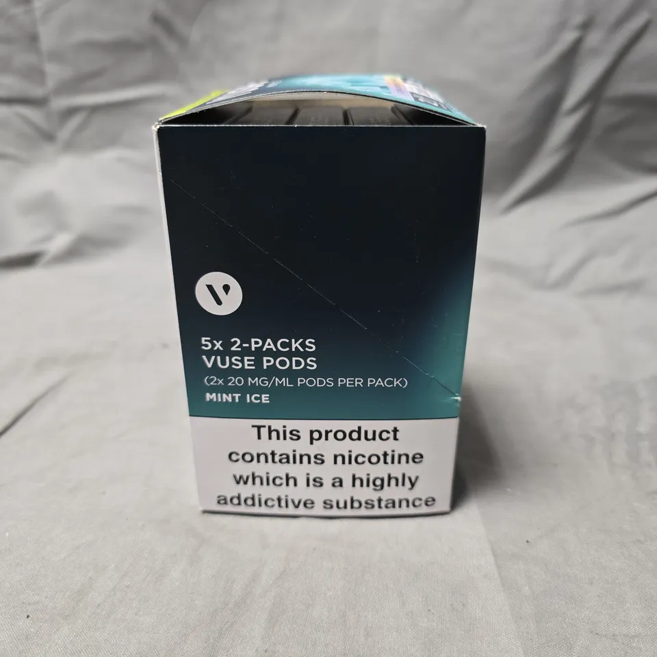 VUSE MINT ICE NICOTINE VAPE PODS – 5X2-PACKS - 20MG/ML