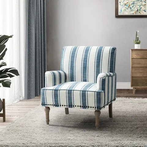 BOXED FORLI ARMCHAIR IN NAVY