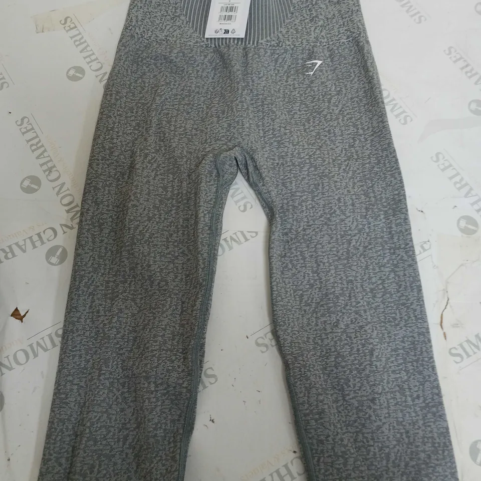 GYMSHARK MARL SEAMLESS LEGGINGS IN GREY - M