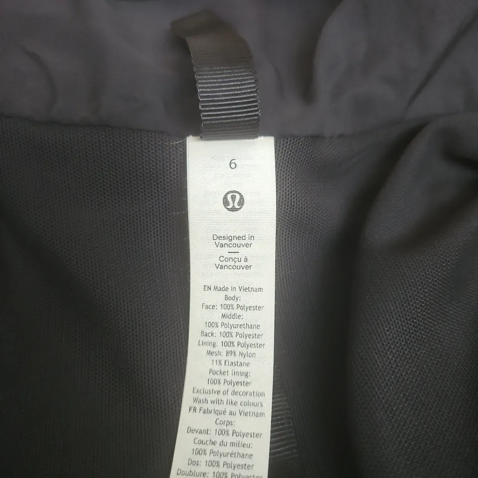 LULULEMON WOMEN'S HOODED RAINCOAT IN BLACK - 6
