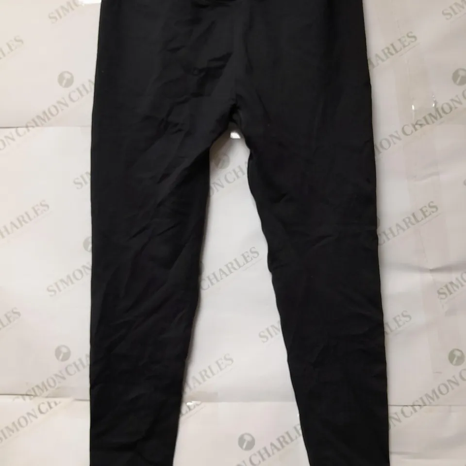 GYMSHARK LADIES SWEAT SEAMLESS LEGGINGS BLACK SIZE L