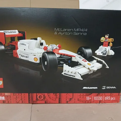 BOXED LEGO MCLAREN MP4 & AYRTON SENNA 10330