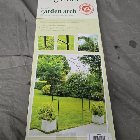 BOXED KINGFISHER GARDEN 2.4M GARDEN ARCH