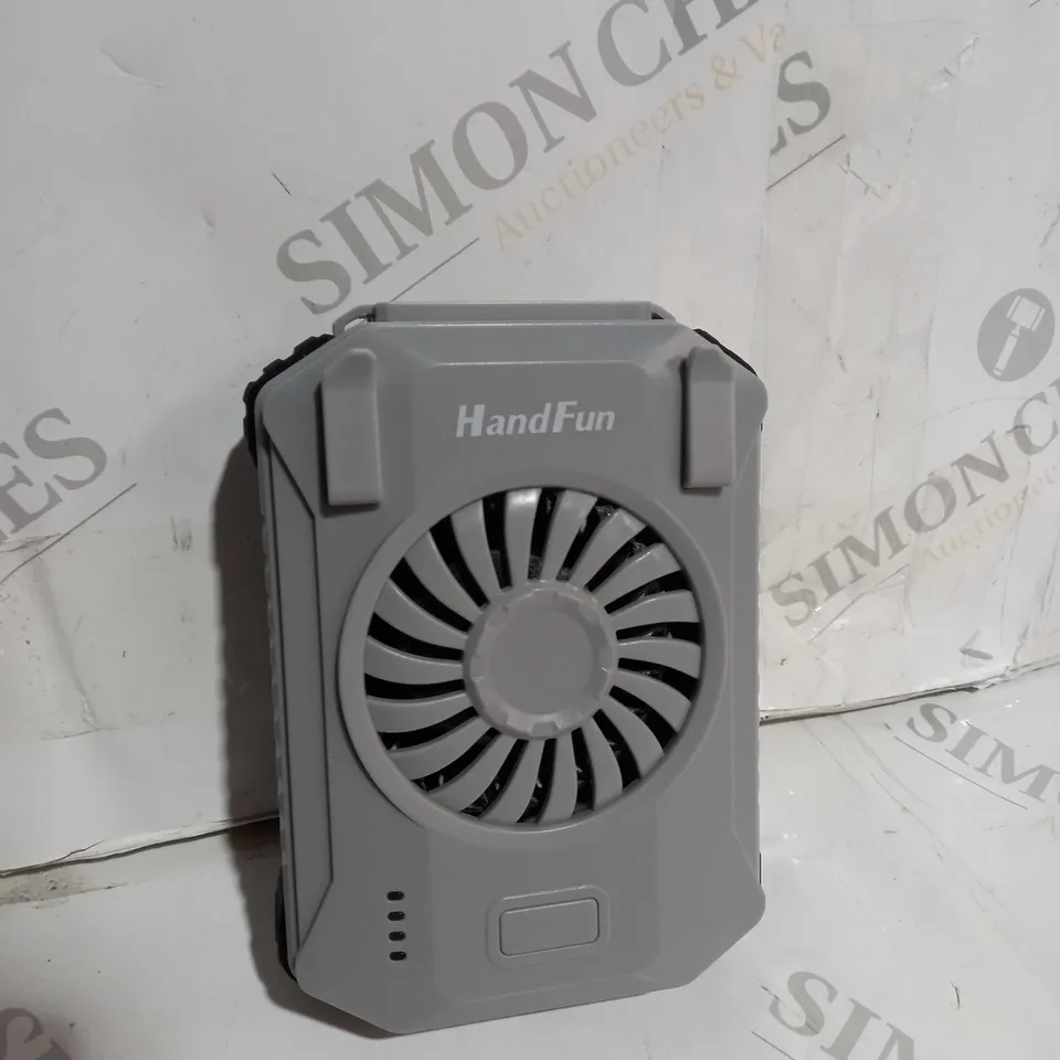 E-MORE WAIST FAN PERSONAL CLIP ON WAIST FAN PORTABLE IN GREY