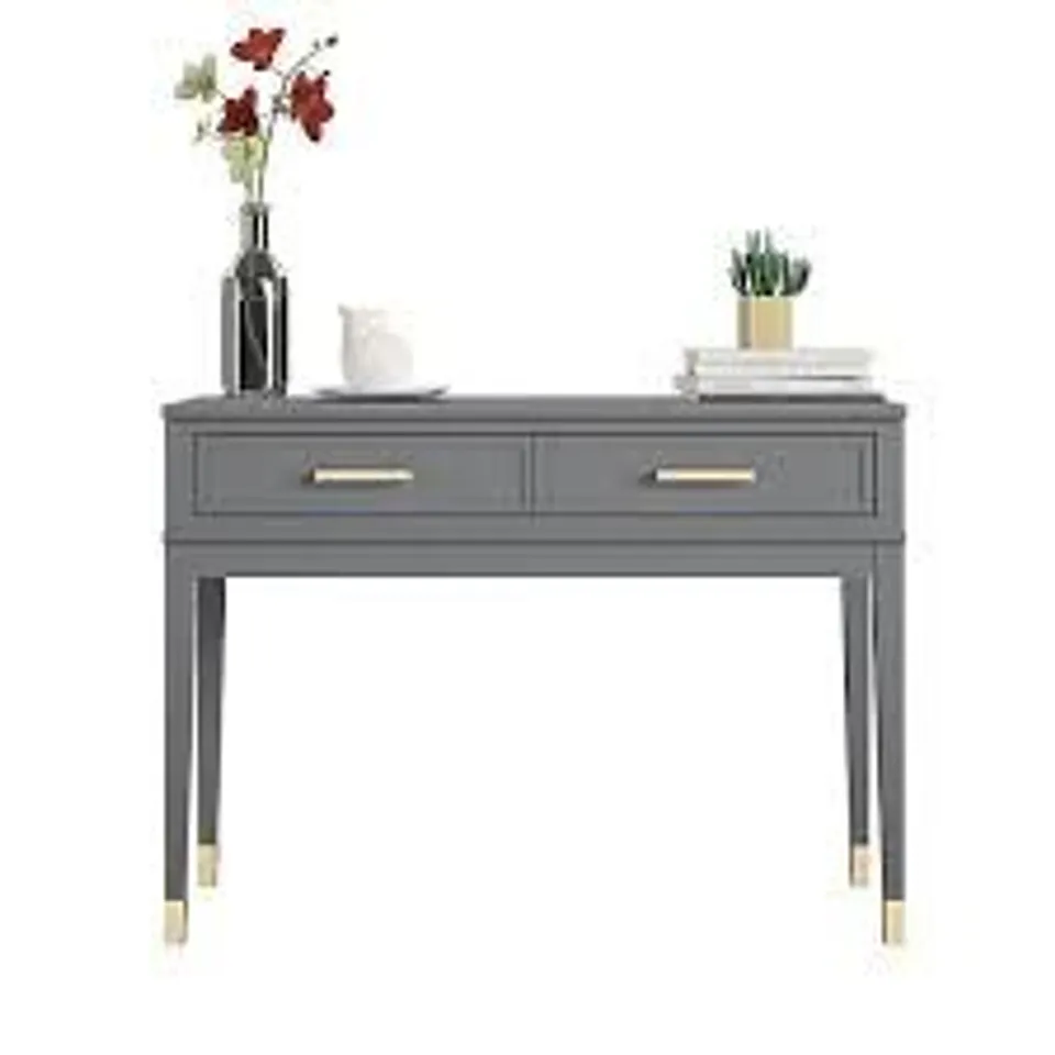 BOXED WESTERLEIGH CONSOLE TABLE GRAPHITE GREY (1 BOX)