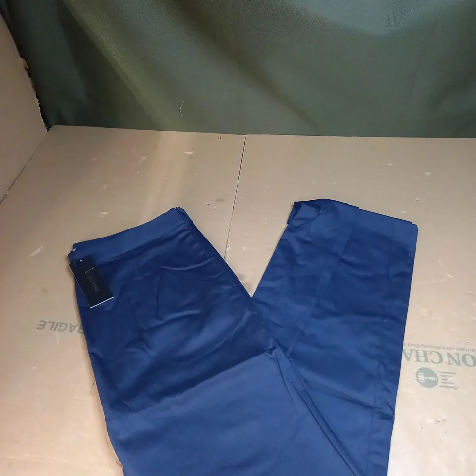 KINTSUGI NAVY WIDE LEG TROUSERS SIZE 16