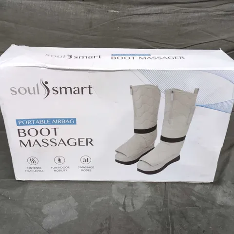 SOULSMART PORTABLE AIRBAG BOOT MASSAGER – BOXED