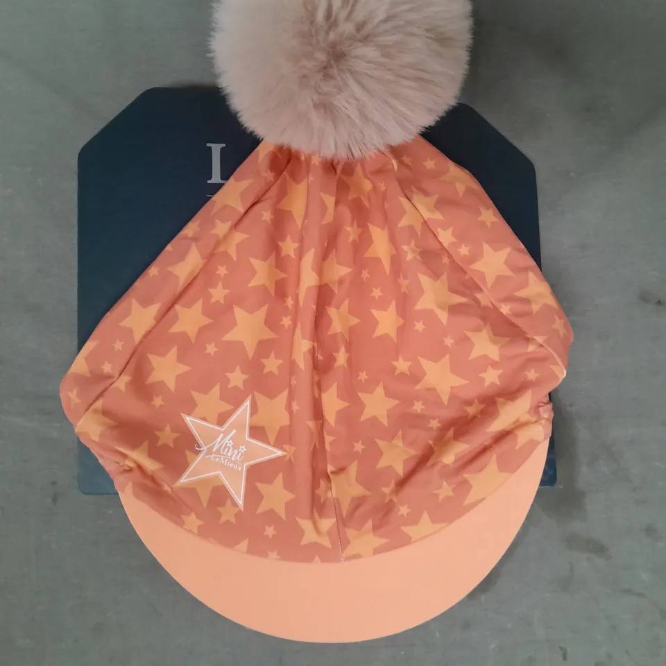 LEMIEUX MINI HAT SILK IN APRICOT ONE SIZE