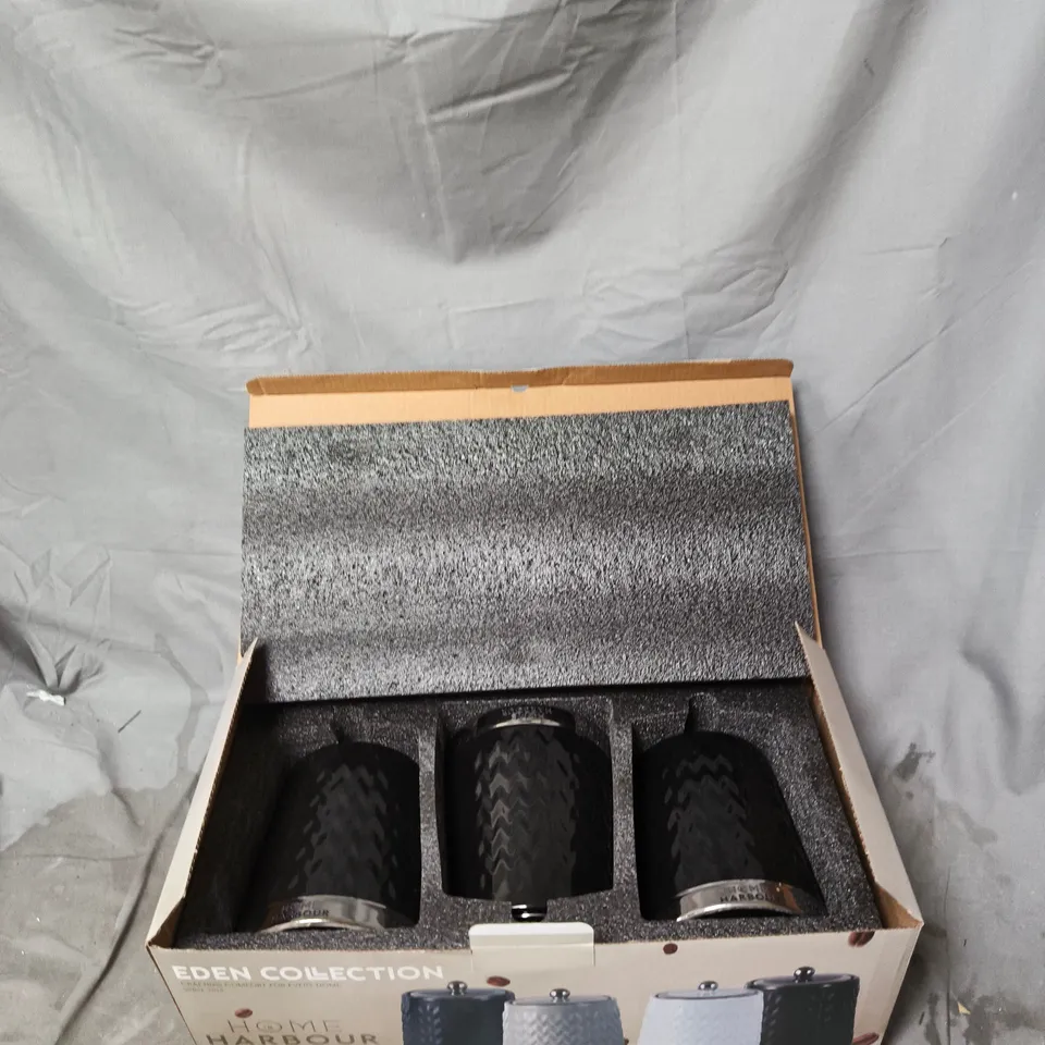 EDEN COLLECTION HOME HARBOUR 3-PIECE JAR SET 