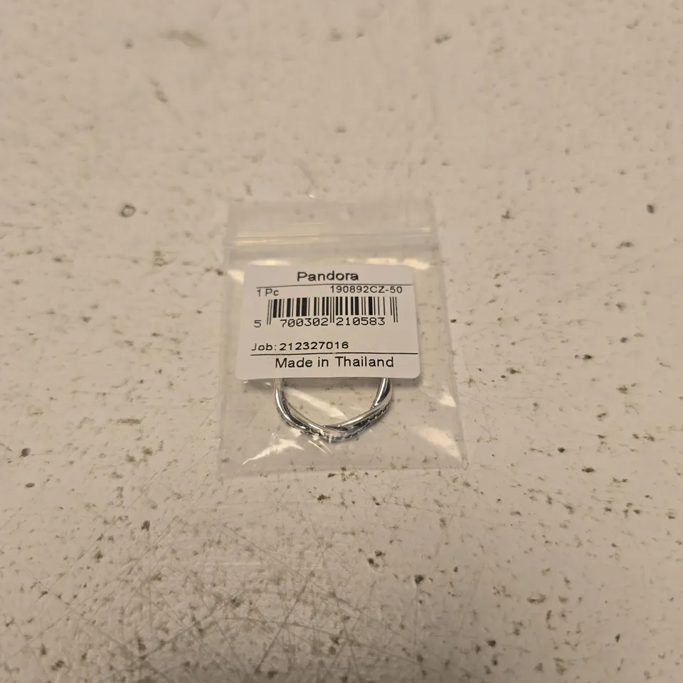 PANDORA RING – SILVER-TONE BOXED