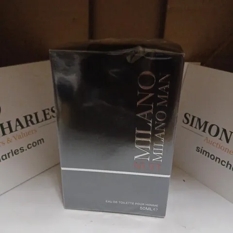 BOXED AND SEALED MILANO MAN NUIT EAU DE TOILETTE 50ML