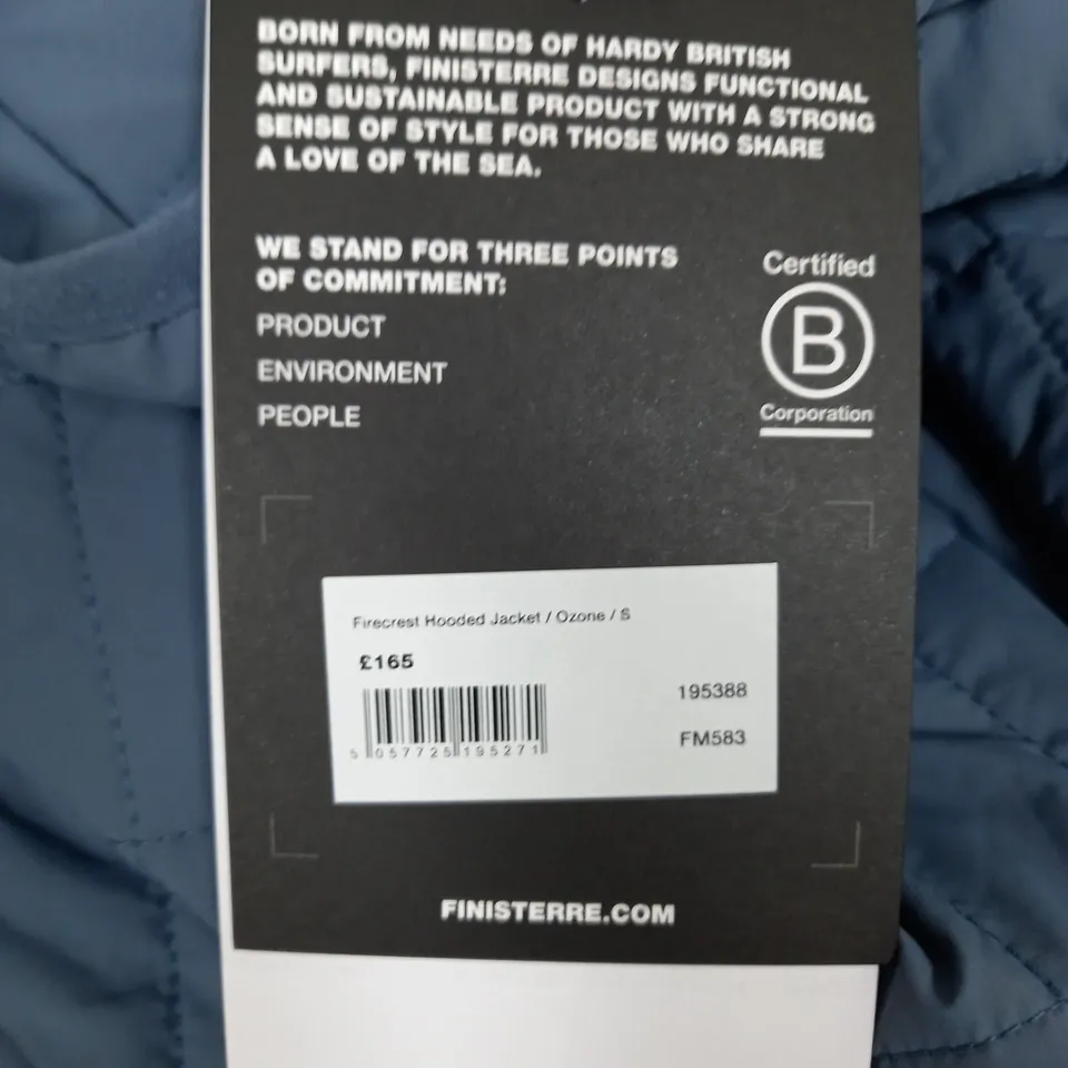 FINISTERRE FIRECREST HOODED COAT SIZE S