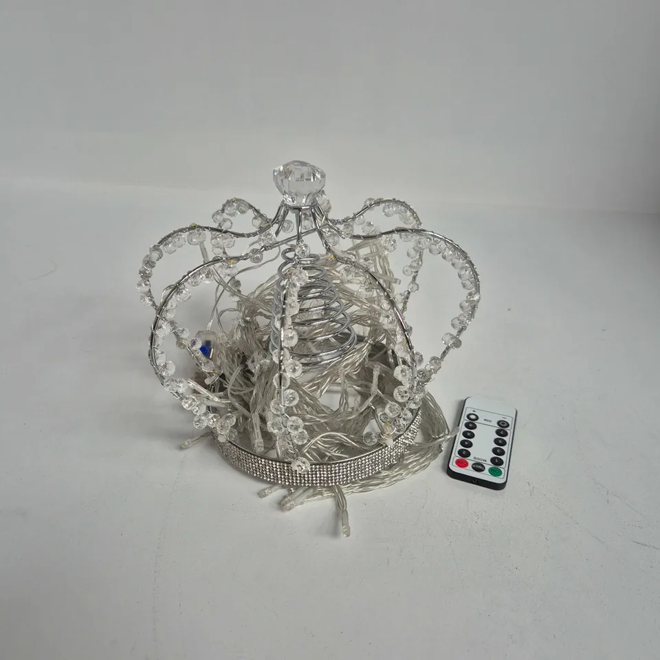 APPROXIMATELY 15 CROWN LED CHRISTMAS TREE TOPPERS