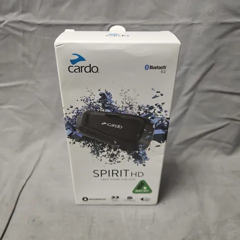 CARDO SPIRIT HD BLUETOOTH INTERCOM – PORTABLE, BOXED