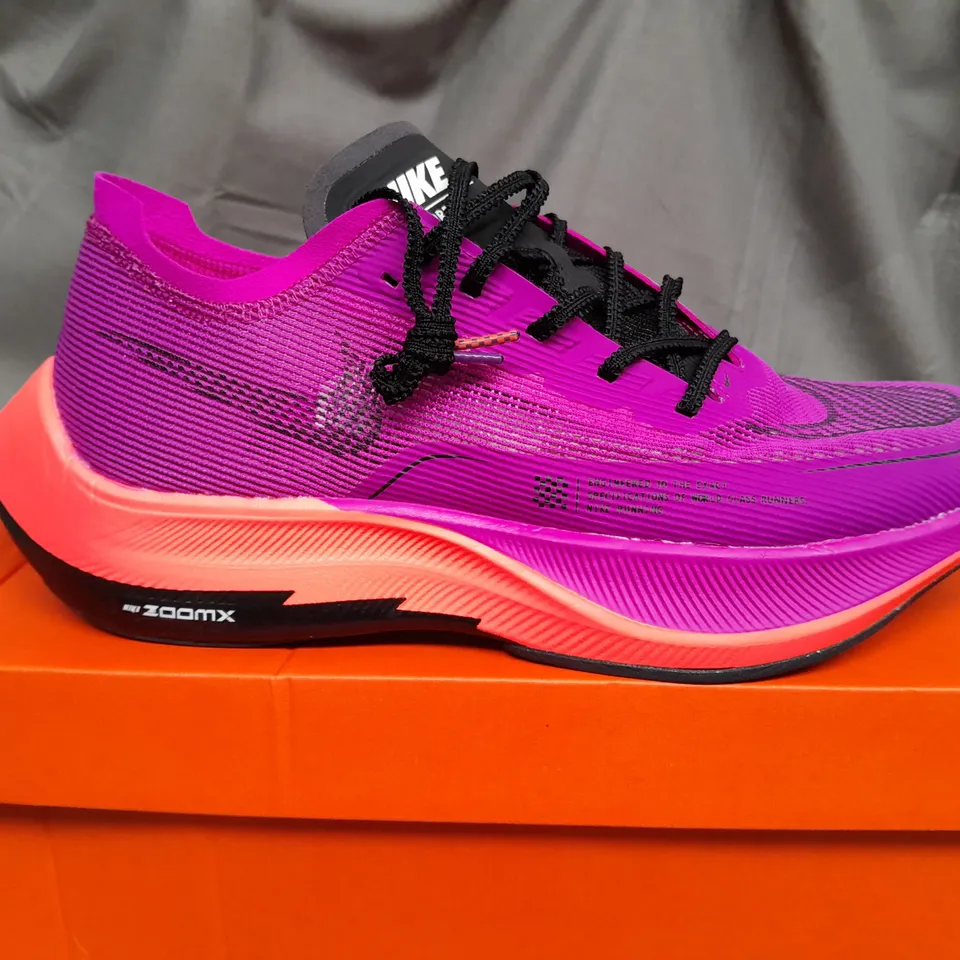 BOXED NIKE ZOOMX VAPORFLY NEXT TRAINERS - UK 9
