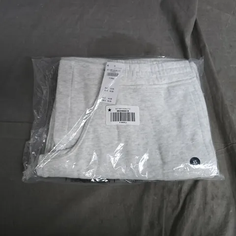BAGGED HOLLISTER BAGGY WIDE LEG SWEATPANTS HEARTHERED GREY - XS
